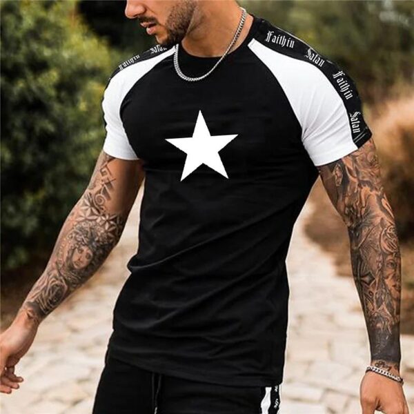 2022-Summer-Men-s-T-shirt-3D-Men-s-Street-Style-Round-Neck-T-Shirt-Fashion-4 2023夏季男士T恤3D男士街头风格圆领T恤时尚扑克印花短袖斑马条纹超大上衣