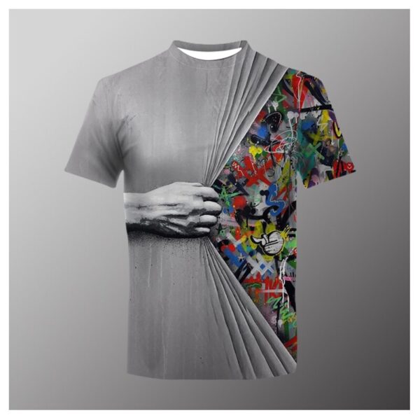 New-Men-s-Art-Graphic-T-Shirts-Ink-3DT-Shirts-Summer-Fashion-Tops-Everyday-Casual-Short-1 新款男士艺术图形T恤墨水3dt衬衫夏季时尚上衣日常休闲短袖O领高街穿艺术武器